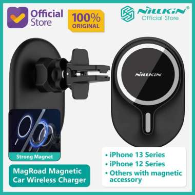 Wireless Charger Nillkin MagRoad MagSafe iPhone 13 / 12 / mini / Pro / Pro Max Magnetic Car Mount - 