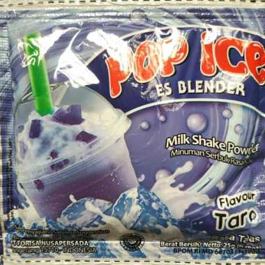 Pop ice Es Blender (Rasa Buah) 25gr. isi 10sachet/rcg. (Popice) Taro