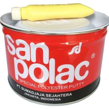 Dempul Sanpolac 1kg dempul besi MOBIL MOTOR PLASTIK FIBER