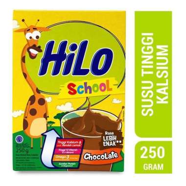 Promo Harga Hilo School Susu Bubuk Chocolate 250 gr - Blibli