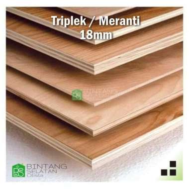 Baru Triplek Multiplek meranti 18 mm Terbatas
