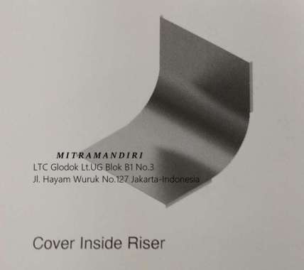 COVER INSIDE RISER TRAY 200MM
