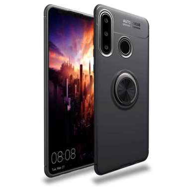 Case Huawei P30 Lite Case Luxury Mangnetic Ring Hard Softcase
