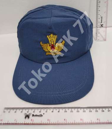 Topi SMA SMU SMK SMEA Abu Abu Semua Logo di Bordir Belakang Karet Nyaman Tidak Sempit Untuk Anak SMA