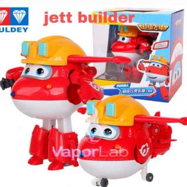 ORI SUPER WINGS JETT SUPERWINGS TRANSFORMING PLANE AULDEY TOY MAINAN JETT BUILDER