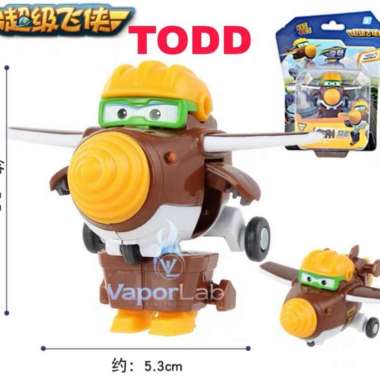 ORI SUPERWINGS SUPER WINGS AULDEY AILANE ROBOT MAINAN PESAWAT TOY TODD