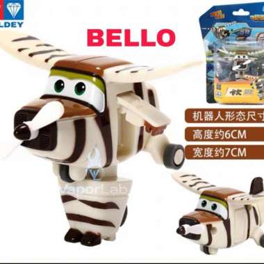 ORI SUPERWINGS SUPER WINGS AULDEY AILANE ROBOT MAINAN PESAWAT TOY BELLO