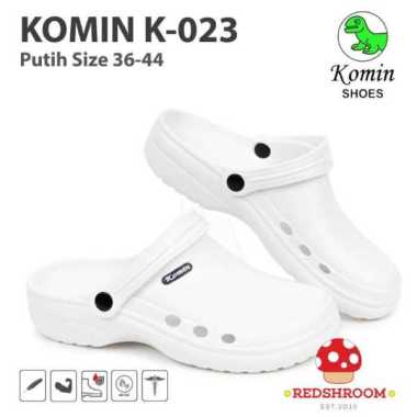 Sandal Selop KOMIN K-023 PUTIH - Sandal Perawat Ringan 36