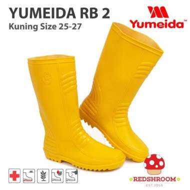Sepatu Boot Tinggi YUMEIDA RB 2 Kuning APD Kontruksi Proyek Perkebunan 26