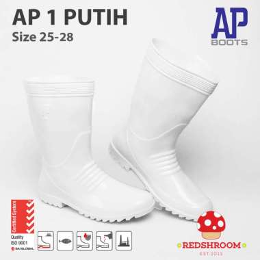 Sepatu Boot Pendek AP BOOTS AP 1 PUTIH PERAIRAN PERIKANAN 25