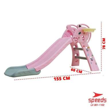 Perosotan Anak Karakter Speeds M1101 M1102 Mainan Seluncuran Anak Perosotan Prosotan Anak M1102 Pink