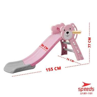 Perosotan Anak Karakter Speeds M1101 M1102 Mainan Seluncuran Anak Perosotan Prosotan Anak M1101 Pink