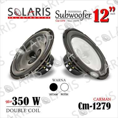 SUBWOOFER 12 Inch DOUBLE COIL Carman CM-1279