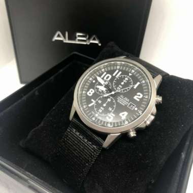 Jam Tangan Alba Men Chronograph AM3853 AM3853X1 Original & Garansi
