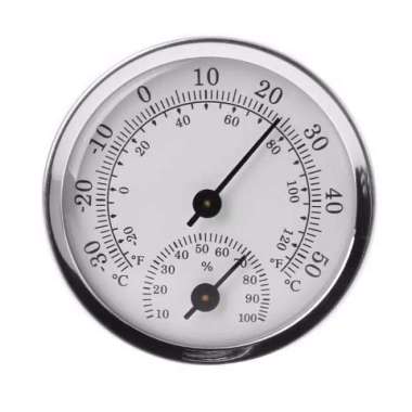 Termometer Higrometer Analog Thermometer Hygrometer Humidity meter HIJAU