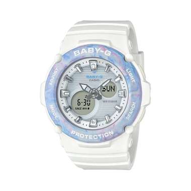 CASIO Baby-G Marble Bezel White Special Colour Original Jam Tangan Wanita [BGA 270]