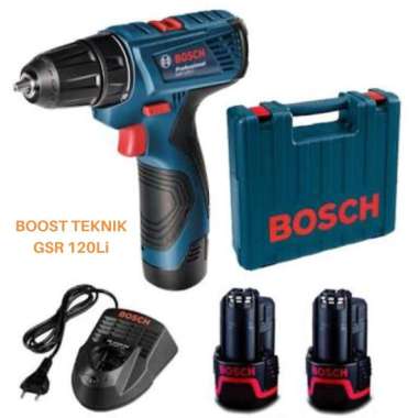Mesin Bor Baterai Bosch Gsr 120-Li / Mesin Bor Cordless Drill