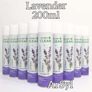Secret Clean Disinfektan Spray 200ml - Lavender Oil