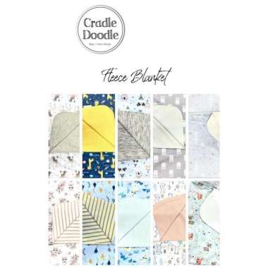 CRADLE DOODLE BLANKET FLEECE