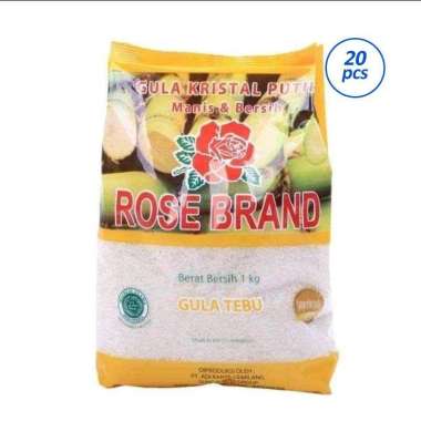 Rose Brand Gula [1 kg/ 1 Karton Isi 20 pcs]