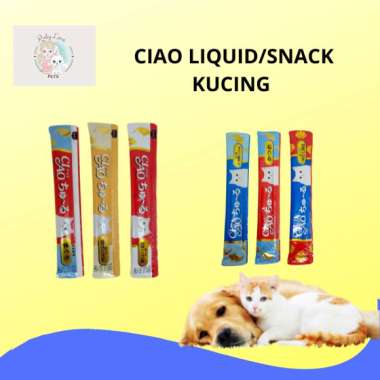 Ciao Liquid Snack Cat/Snack Untuk Kucing 14gr