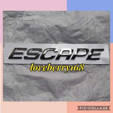 emblem tulisan ESCAPE super copy untuk ford ESCAPE 2000-2010 Multicolor