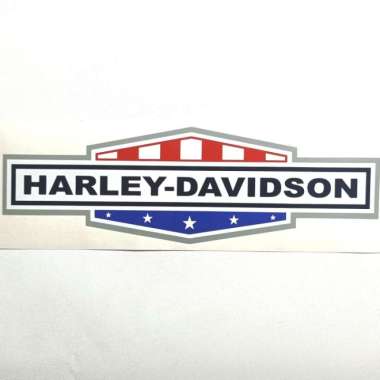 stiker Harley Davidson American Style Multicolor