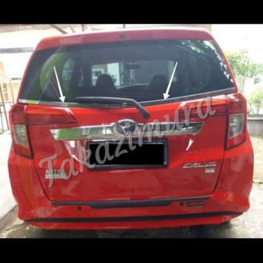 Lis list pintu kaca belakang chrome mobil Sigra - - Multicolor -