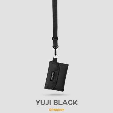HEYLOOK Official - Sling Pouch Yuji Pouch Wallet Dompet Koin Dompet Coin Kartu HEYLOOK BLACK