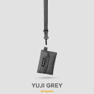 HEYLOOK Official - Sling Pouch Yuji Pouch Wallet Dompet Koin Dompet Coin Kartu HEYLOOK GREY