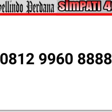 Nomor cantik simpati 4G 0812 9960 8888