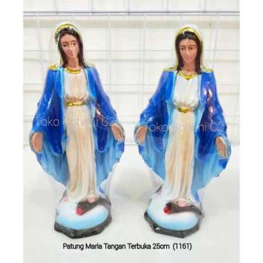 Patung Maria Tangan Terbuka 25cm (1161) - Patung Maria - Patung Rohani