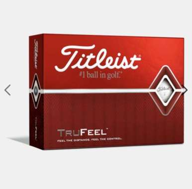 Bola Golf Titleist TruFeel White (Dozen) Original