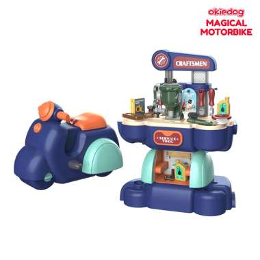Okiedog Magical Motorbike Service Tool - Mainan playhouse Vespa anak