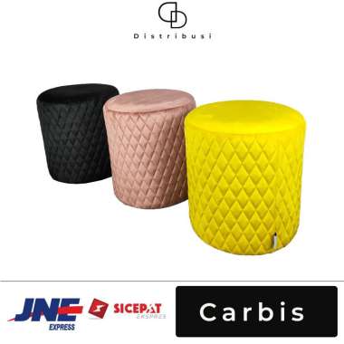 Kursi Stool / Stool Bulat / Kursi Minimalis CARBIS Pink