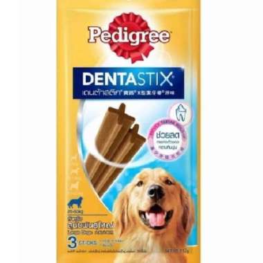 pedigree dentastix large dogs 112gr isi 3pc snack dog
