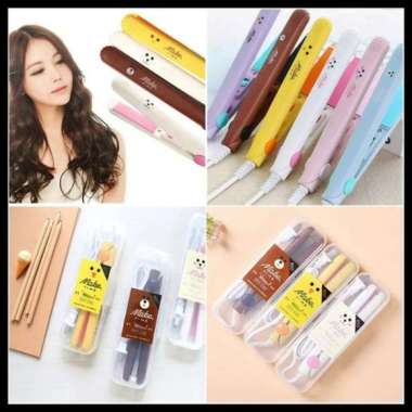 BELIGOOD - CATOKAN MINI KARAKTER 2 IN 1 CATOK KIMIER CURLY - Catok Rambut Mini Kimier