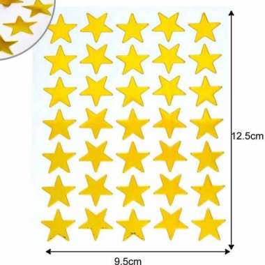 Stiker Bintang Scrapbook Star Sticker BintangEmas