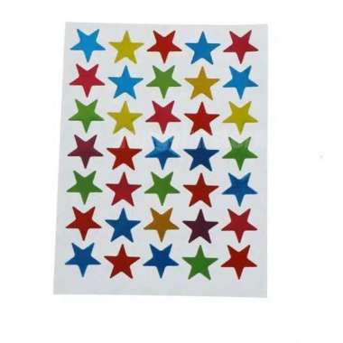 Stiker Bintang Scrapbook Star Sticker Bintang