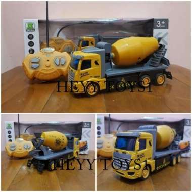 MAINAN MOBIL RC TRUCK SET MOLEN TRUCK KONTRUKSI MAINAN ANAK LAKI LAKI