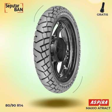 PROMO Ban Motor Matic // ASPIRA MAXIO ATRACT 80/90-14 Tubeless
