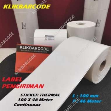 Sticker Cetak Label Pengiriman 100 X 46 Meter ( Thermal )
