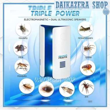 Anti Nyamuk Ultrasonic Multifungsi Mosquito Repeller Colokan Listrik