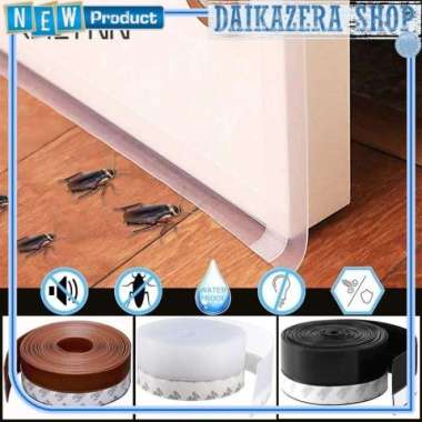 Lakban Karet Penutup Celah List Pintu Lemari Wastafel Anti Rembes 5m 25mm Coklat