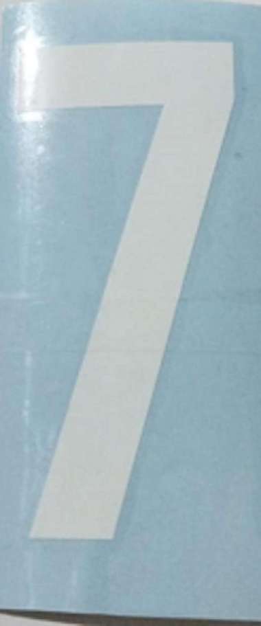 Stiker Nomor Rumah - Nomor Pintu Sticker - Stiker Oracal Angka Putih