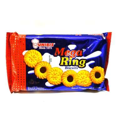 Unibis Biscuit Mega Ring Coklat 228Gr