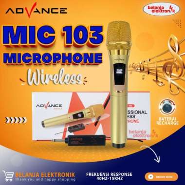 MIC MICROPHONE WIRELESS ADVANCE MIC 103