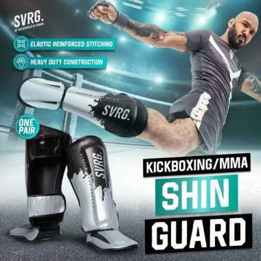 Svarga Shin Guard - Pelindung Kaki – Deker Muay Thai – Kickboxing L