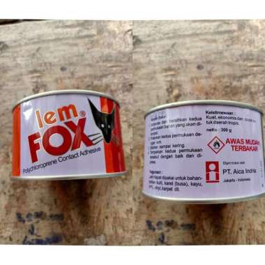 Lem Kuning Fox Kaleng 300 Gram Aibon Super Glue