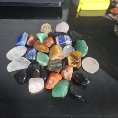 7 CHAKRA TUMBLED 20-30MM 100GRAMS